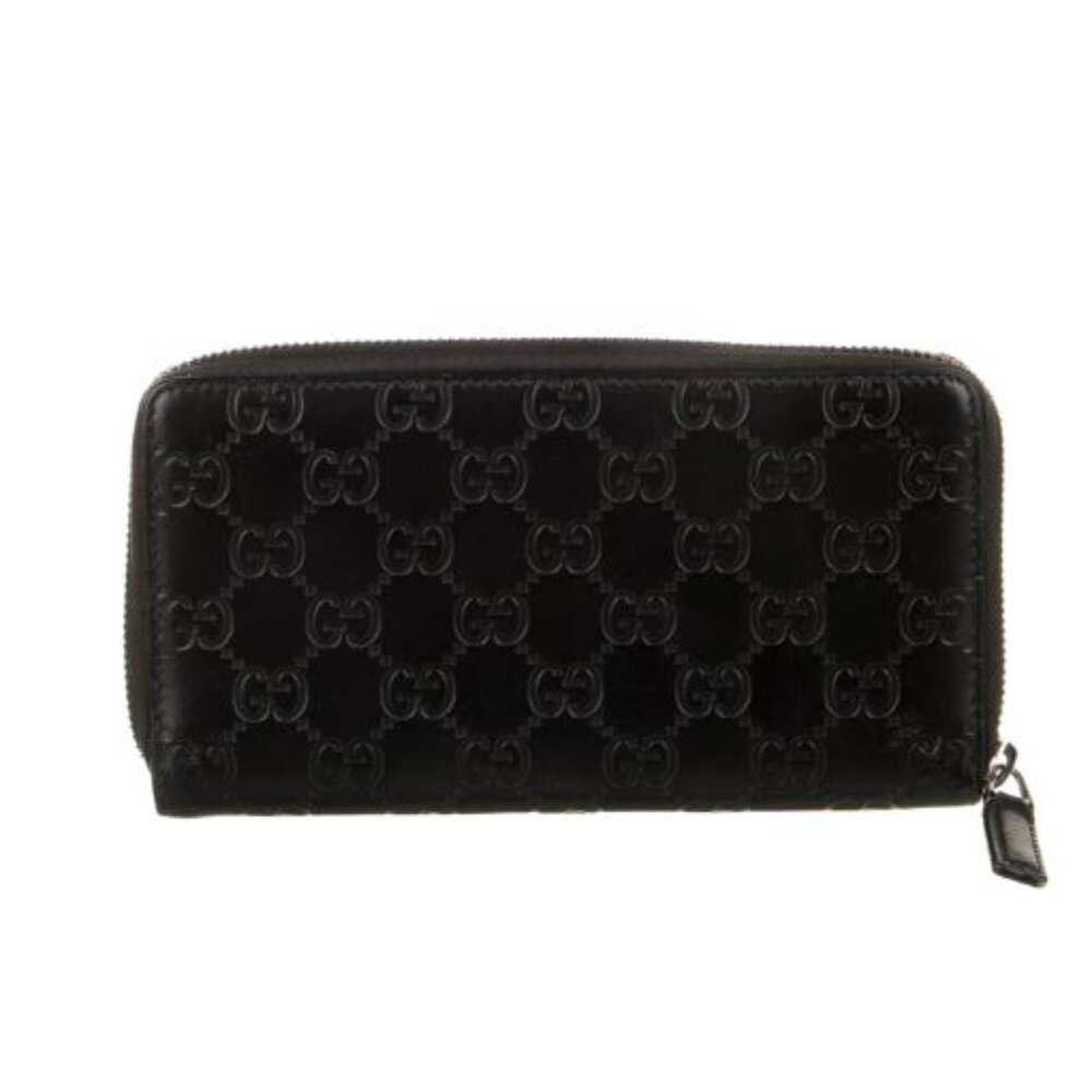 GUCCI GG Signature Leather Continental Wallet